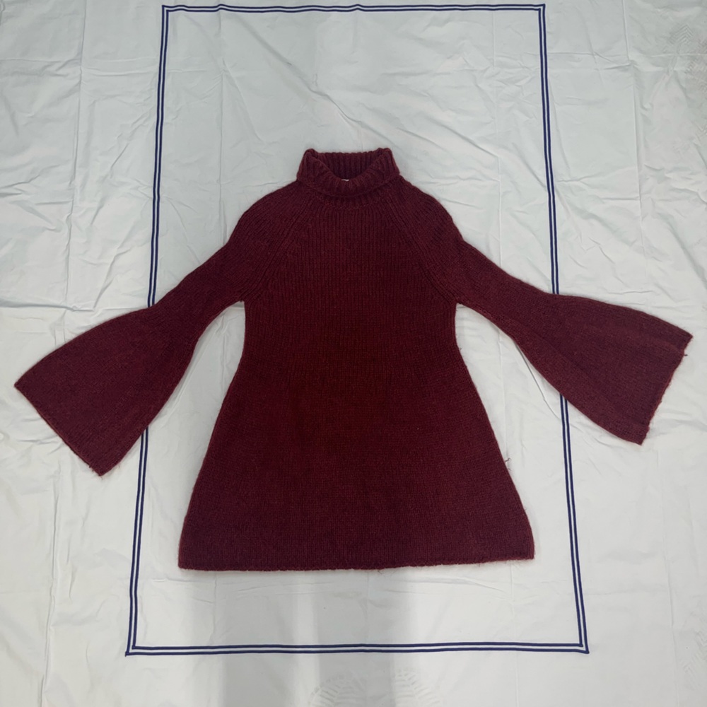 Red Sweater Dress made in Italy